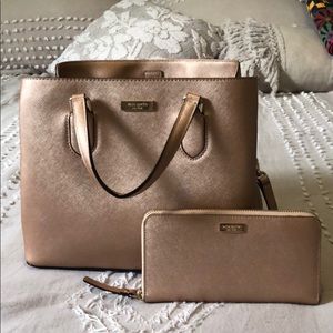 Matching purse and wallet Kate spade set